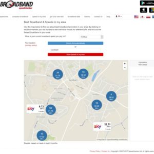 Broadband speedchecker