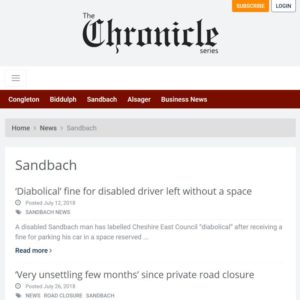 Chronicle Series newsapaper