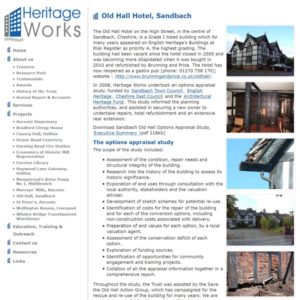 Heritage Works The Old Hall