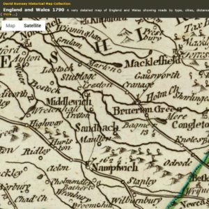 John Rocque's 1790 map