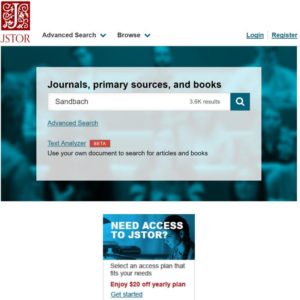 JSTOR journals