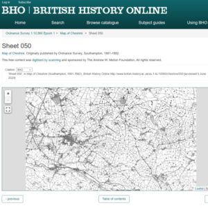 Ordnance Survey Map 1881